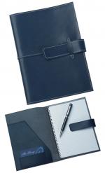 Blue Leather Pad Cover,Corporate Gifts